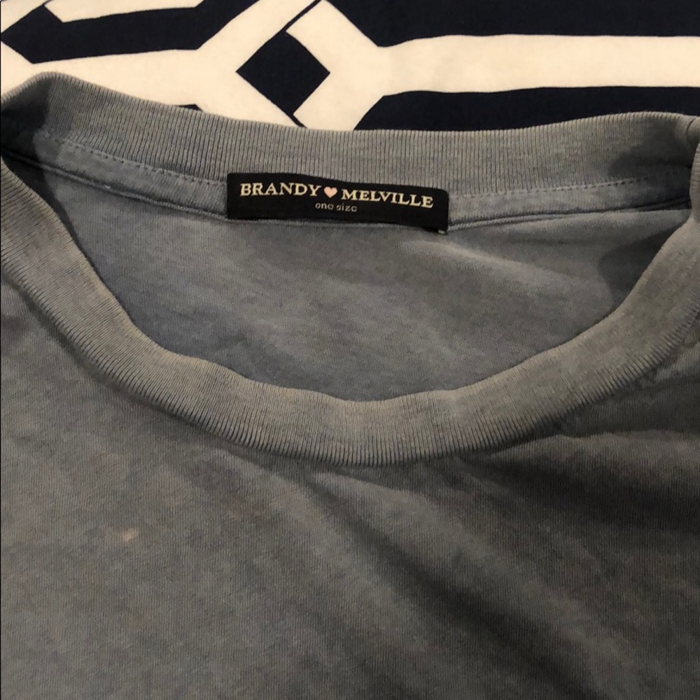 Light blue brandy Melville soft t-shirt!